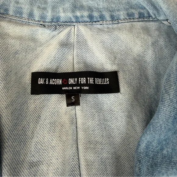 Oak & Acorn Light Blue Denim Women's Blazer - Picture 13 of 14